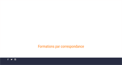 Desktop Screenshot of formations-fitness-correspondance.com